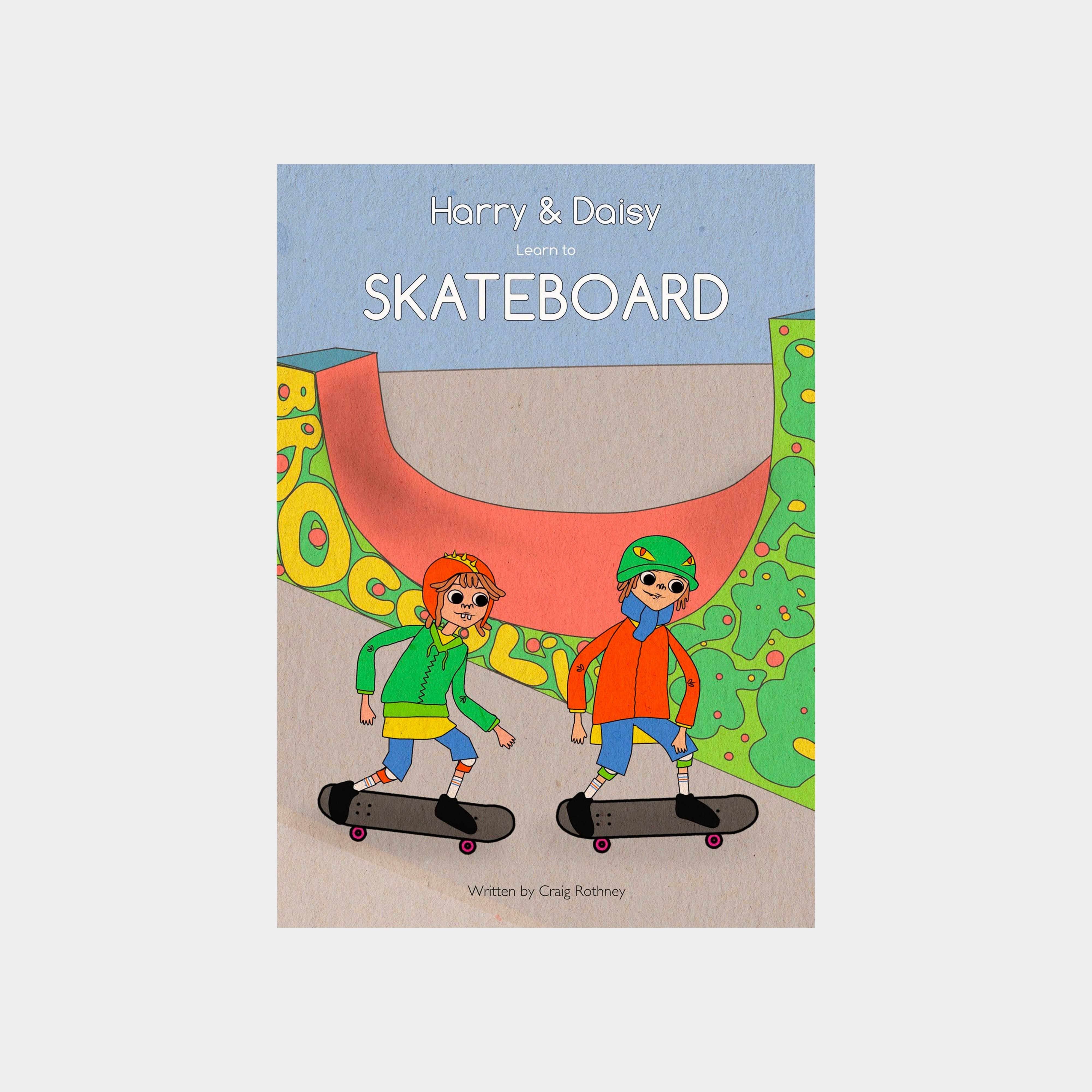Harry and Daisy Learn To Skateboard