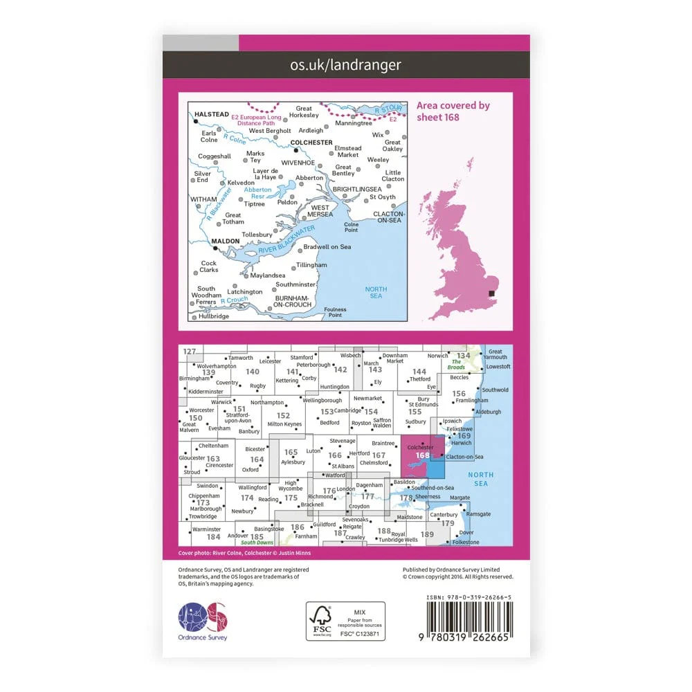 OS Landranger / Colchester & Blackwater - Image 2