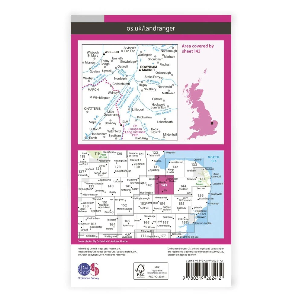 OS Landranger / Ely & Wisbech - Image 2
