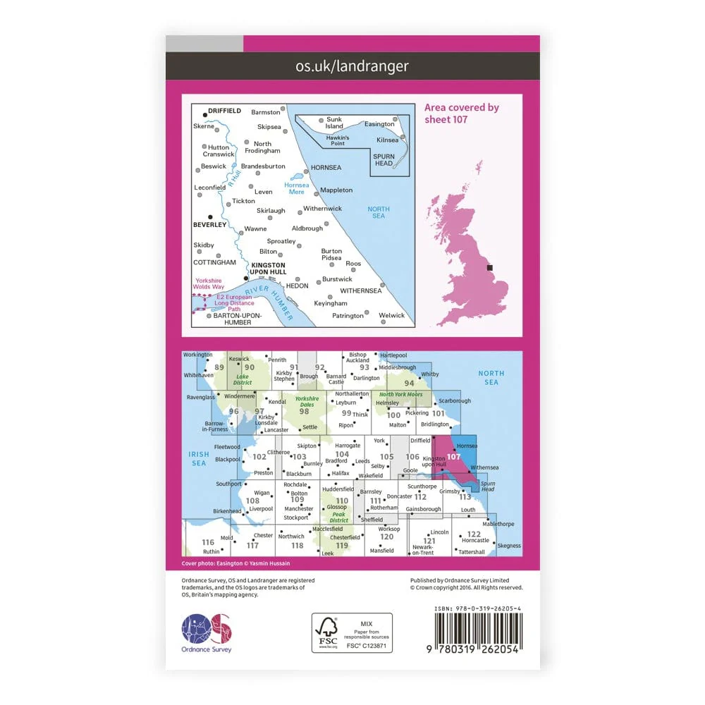 OS Landranger / Kingston Upon Hull - Image 2